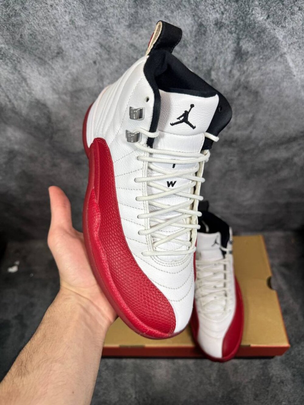 Size 7.5 | Jordan 12 Cherry With Box | Pre-Owned